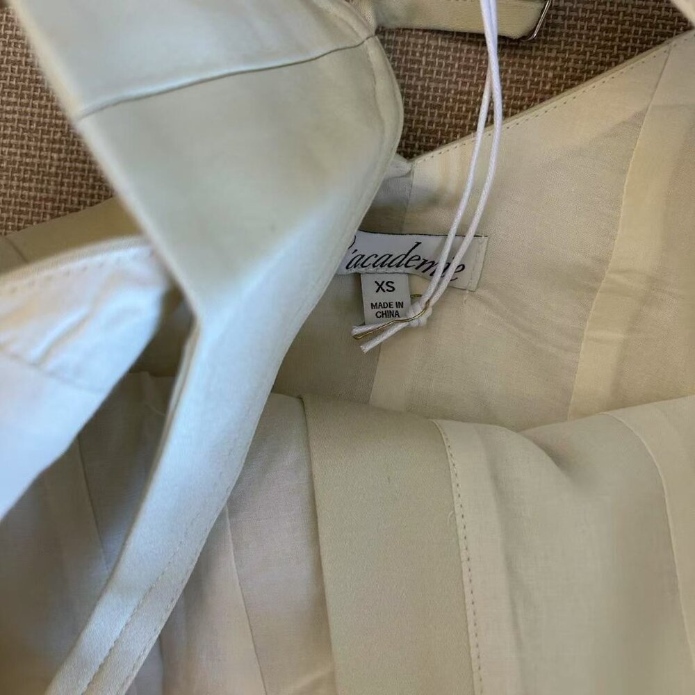 L'Academie Cream Mini Dress - Picture 9 of 15